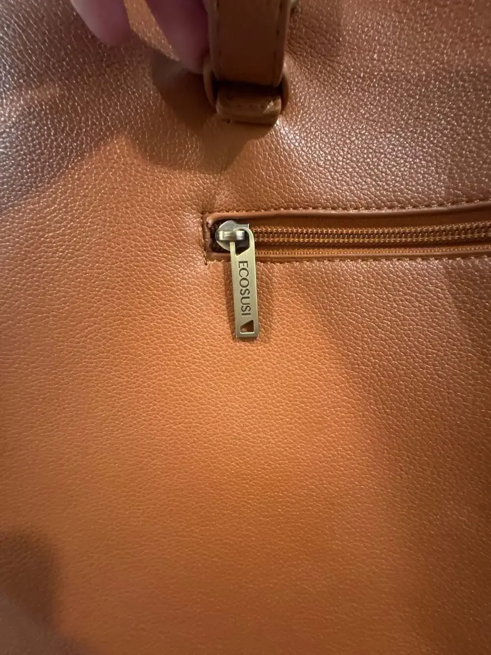 Ecosusi Women's Laptop Work Tote Briefcase in Cognac